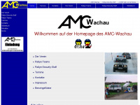 amc-wachau.at Webseite Vorschau