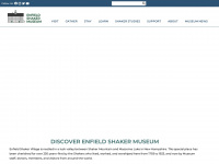 shakermuseum.org Webseite Vorschau