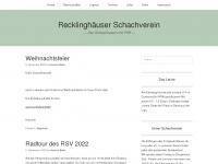 schachinrecklinghausen.de Webseite Vorschau