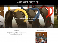 voltigiergurt.de Webseite Vorschau