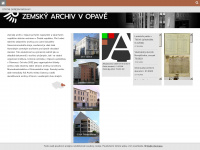archives.cz Webseite Vorschau