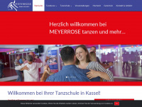 tanzschule-meyerrose.de Webseite Vorschau