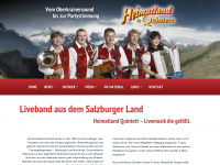 heimatland-quintett.at Webseite Vorschau