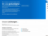 globaldigital.de Webseite Vorschau