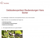 hansbuenter.ch Webseite Vorschau