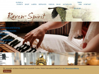 raven-spirit.ch Webseite Vorschau