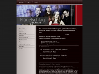 fluegelschlag-quartett.com Webseite Vorschau
