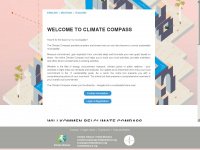 climate-compass.net Webseite Vorschau