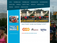 koblenzer-skatenight.de Webseite Vorschau