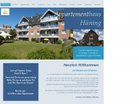gaestehaus-huening.de Webseite Vorschau