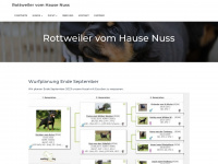 nuss-rottweiler.de Webseite Vorschau