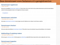 festamore.nl Webseite Vorschau