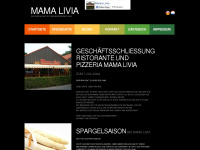 mamalivia.de Webseite Vorschau