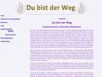 du-bist-der-weg.com Webseite Vorschau