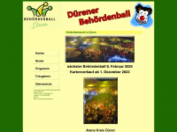 behoerdenball.de Webseite Vorschau