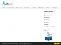 balaton.net Webseite Vorschau