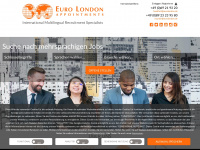 eurolondon.de Webseite Vorschau
