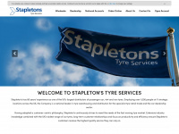 stapletons-tyres.co.uk Webseite Vorschau