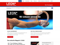 leon-magazin.de Webseite Vorschau