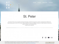 st-peter-zh.ch Webseite Vorschau