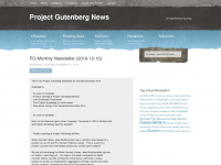 gutenbergnews.org Webseite Vorschau