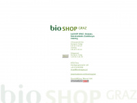 bioshopgraz.at Webseite Vorschau
