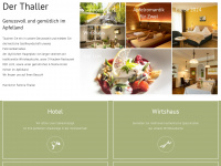 posthotel-thaller.at Webseite Vorschau