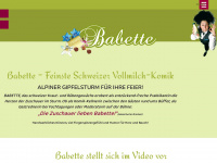 babette-komik.de Webseite Vorschau