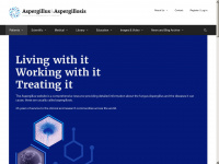 aspergillus.org.uk Webseite Vorschau