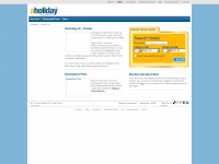 aholiday.ch Webseite Vorschau