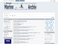forum-marinearchiv.de Webseite Vorschau