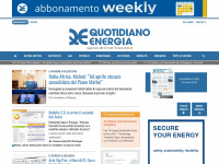 quotidianoenergia.it Webseite Vorschau