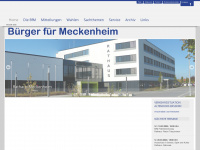 bürger-für-meckenheim.de Webseite Vorschau