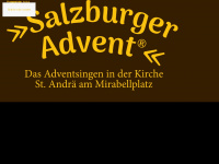 salzburgeradvent.at Webseite Vorschau