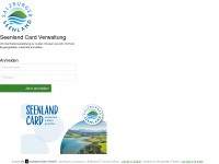 seenlandcard.at Webseite Vorschau