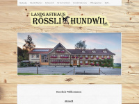 roessli-hundwil.ch Webseite Vorschau