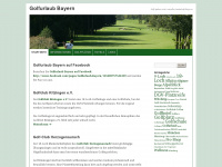 golfurlaub-bayern.de Webseite Vorschau