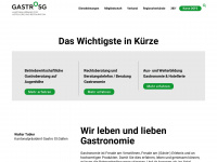 gastrosg.ch Webseite Vorschau