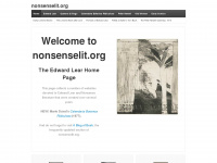 nonsenselit.org Webseite Vorschau