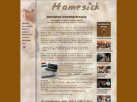 homesick.nl Webseite Vorschau