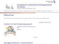 evang.kornburg.com Webseite Vorschau
