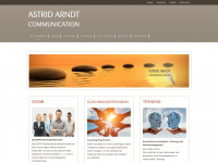 arndt-communication.de Webseite Vorschau