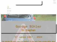 garagebuehler-st.ch Webseite Vorschau