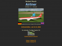 rauch-airliner.com Webseite Vorschau