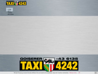 taxi4242.at Webseite Vorschau