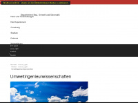 umwelting.ethz.ch Webseite Vorschau