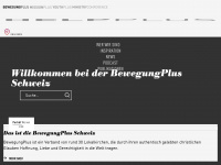 bewegungplus.ch Webseite Vorschau