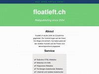 floatleft.ch Webseite Vorschau