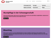 mundgesund.ch Webseite Vorschau