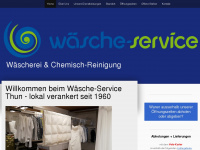 waesche-service.ch Webseite Vorschau